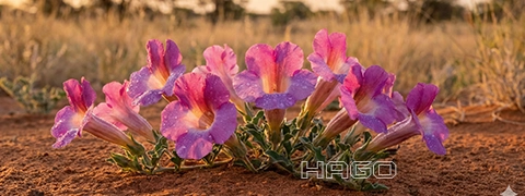 Flowering Devil's Claw in the savannah