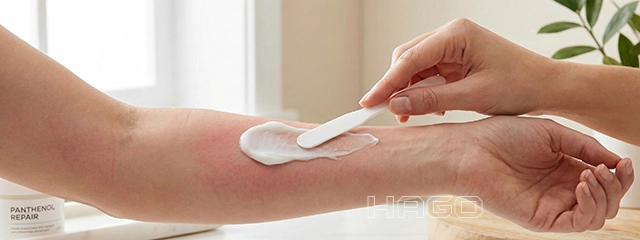 Gentle cream with panthenol soothing reddened skin