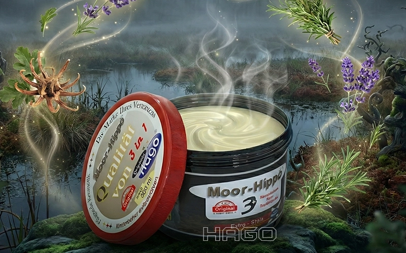 Natürliche Kräuterextrakte im Moor-Hippo 3