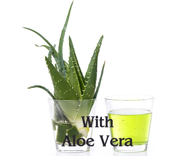 Fresh Aloe Vera leaves representing the moisturizing ingredients