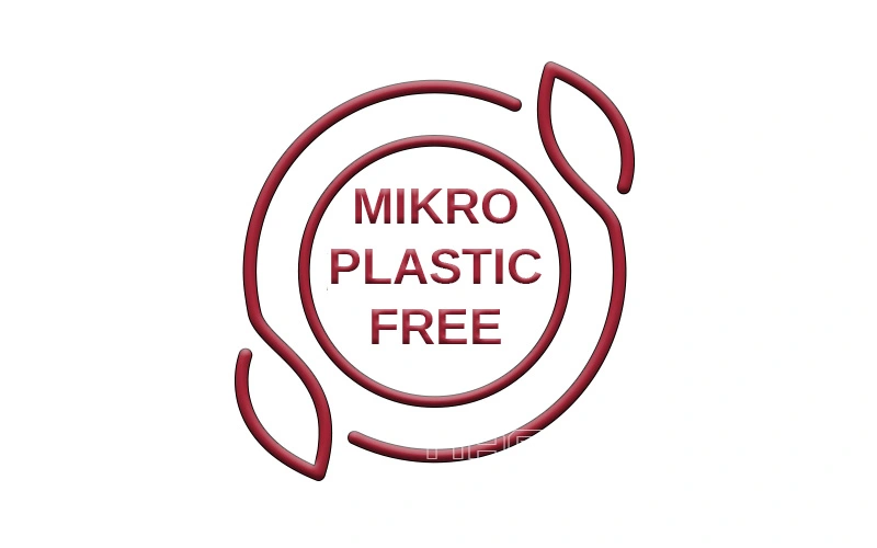 Certified microplastic-free seal for sustainable and clean beauty skincare products