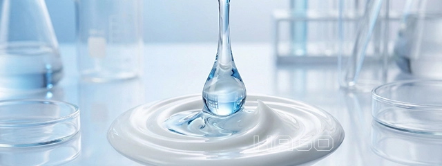 Clear texture in lab environment providing moisture