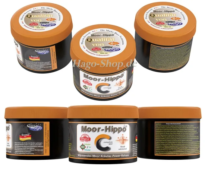 Moor-Hippo C Hot - 500 ml / complete