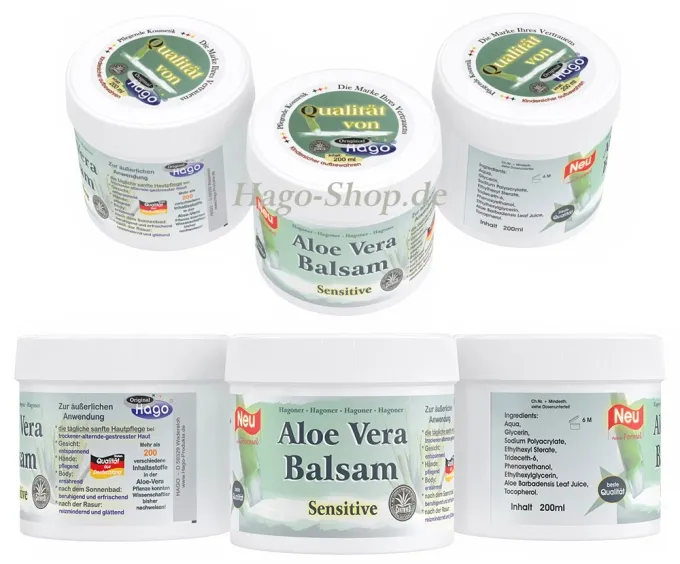 Aloe Vera Balsam Sensitive 200 ml