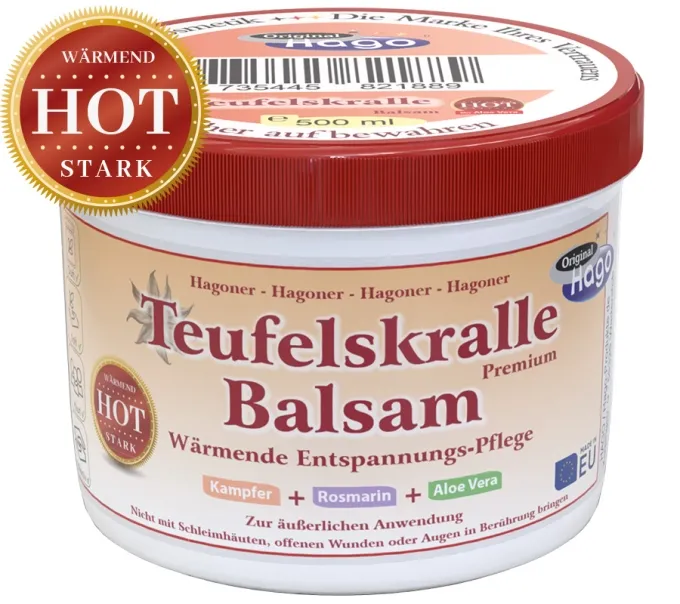 Teufelskralle Balsam Hot mit Aloe Vera 500ml